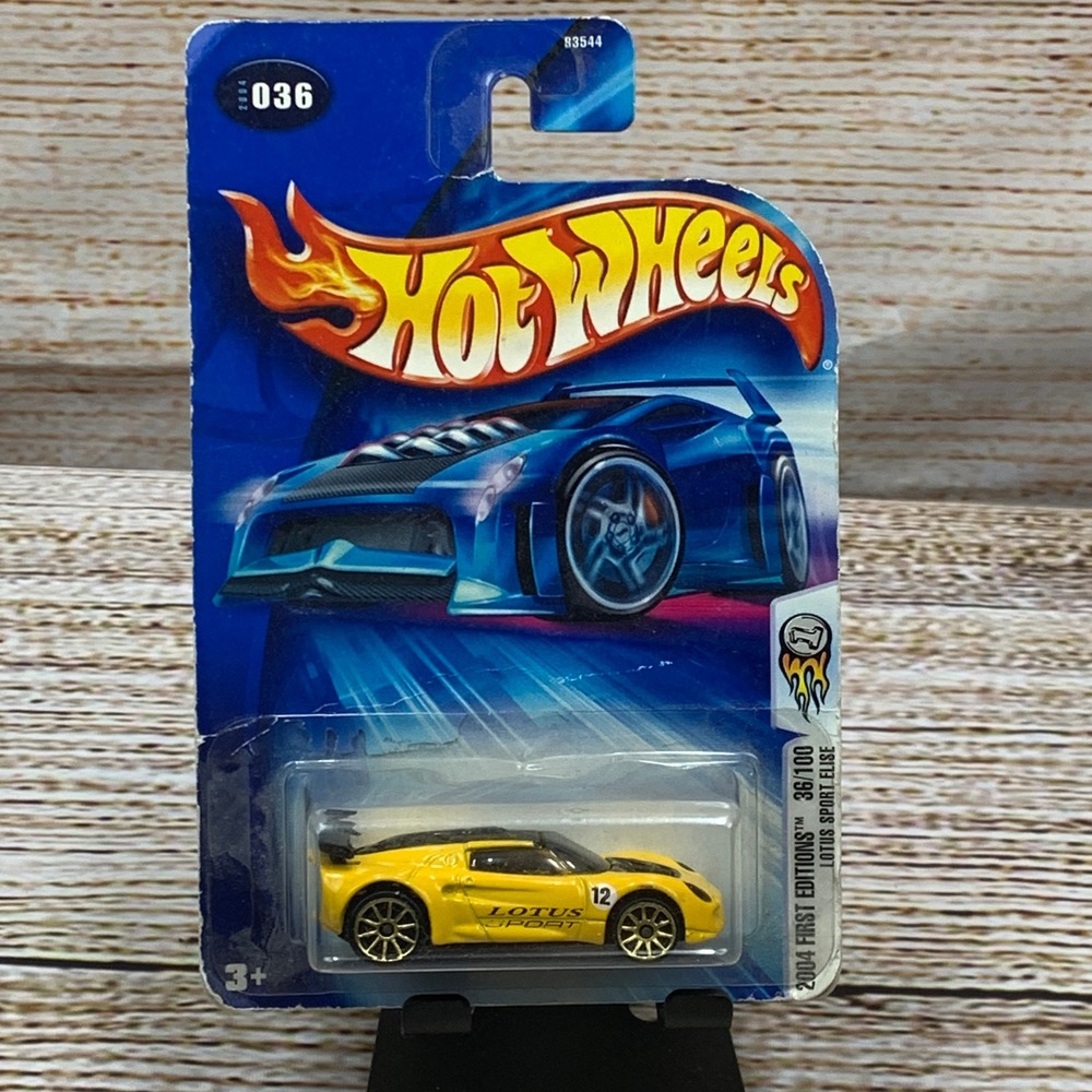 Hot Wheels Lotus Sport‎ Elise 2004 First Editions 36/100 Yellow Diecast Car